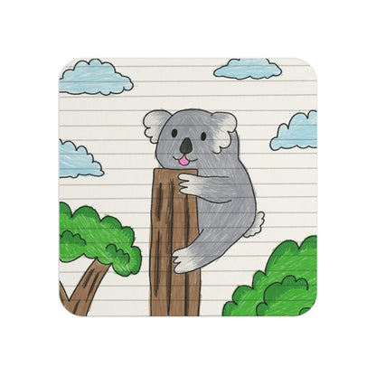 Koala Bear Animal Tree Climber Coasters (50, 100 pcs)