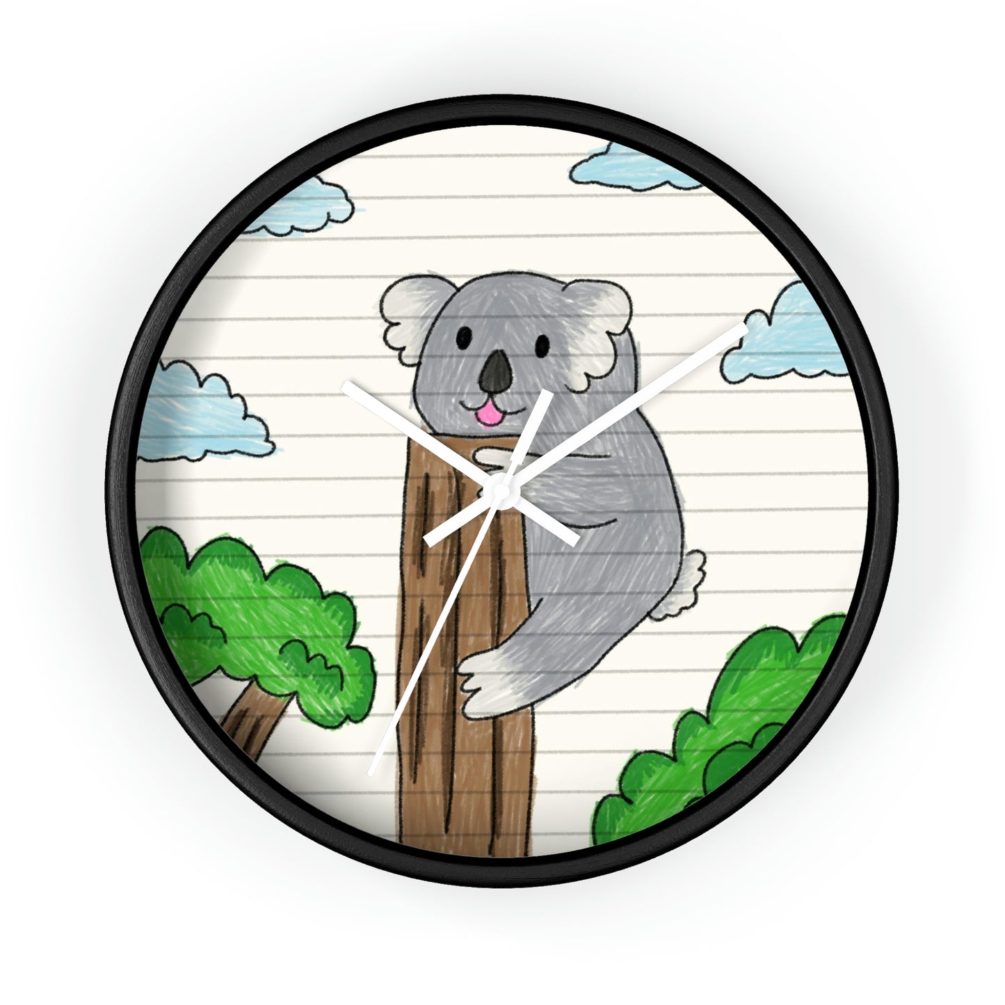 Koala Bear Animal Tree Climber Wall clock