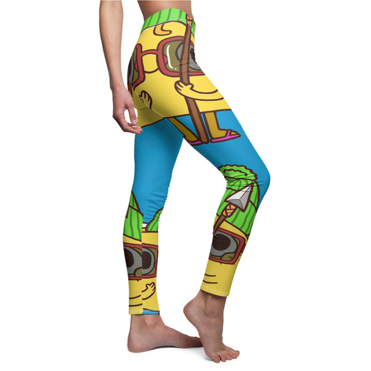 Tribal Taco Women's Cut & Sew Casual Leggings