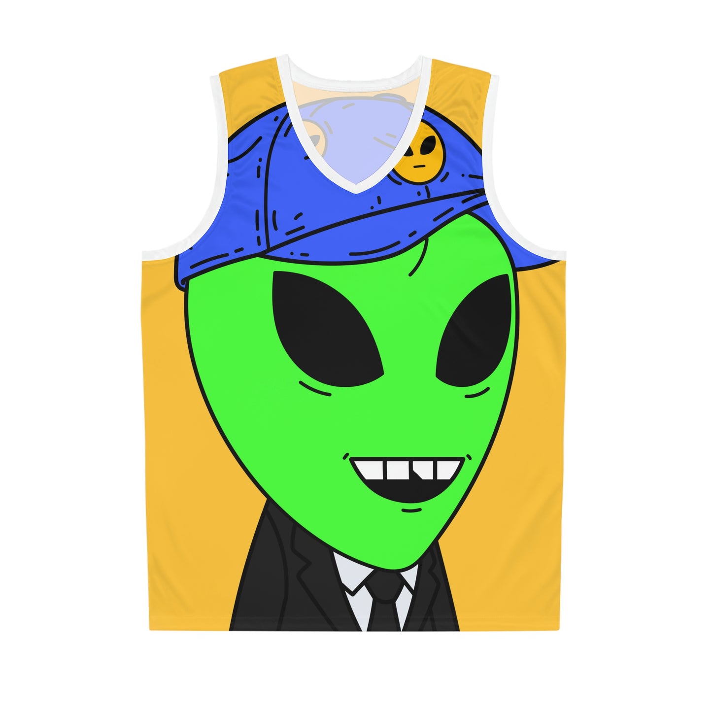 Alien Business Tycoon Visitor Basketball Jersey