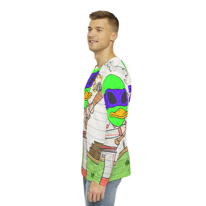 Baseball Sport Star Ninja Hero Visitor 751 Alien Men's Long Sleeve AOP Shirt