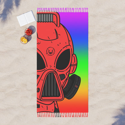 Paño De Playa Boho LOL Rainbow Armored Red Future Alien Cyborg Machine Visitante