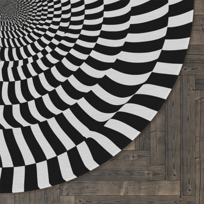 Alfombra redonda Vortex Illusion Design Five