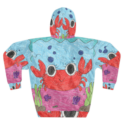 Lobster Crab Graphic Sea Lovers AOP Unisex Pullover Hoodie