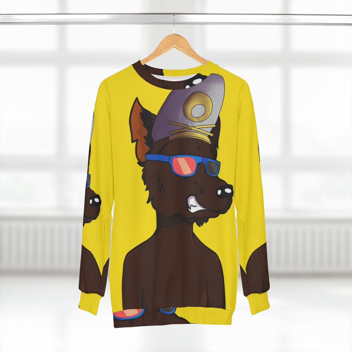 Captain Yacht Ship Wolf Stylish AOP Unisex Sweatshirt