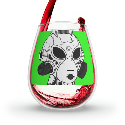 Alien LOL Visitor Stemless Wine Glass, 11.75oz