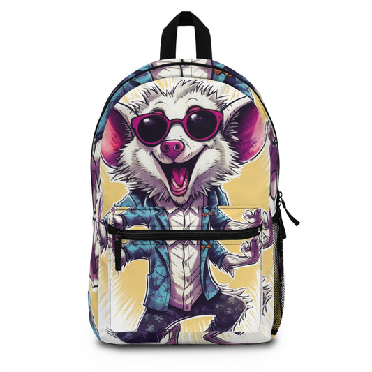 Joyous Opossum Cartoon Anime Design Backpack