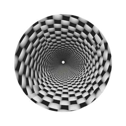 3D Optical Illusion Vortex Bottomless Hole design Round Rug