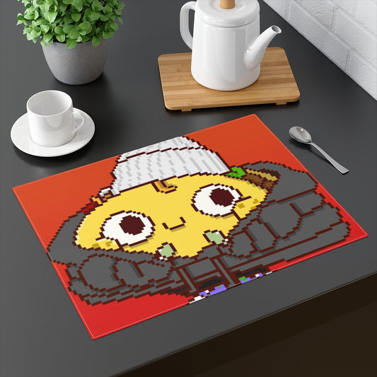 Winter Christmas Puffy Taco Jacket Placemat