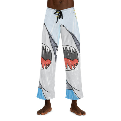 Shark Jaw Teeth Attack Ocean Sea Creature Men's Pajama Pants (AOP)