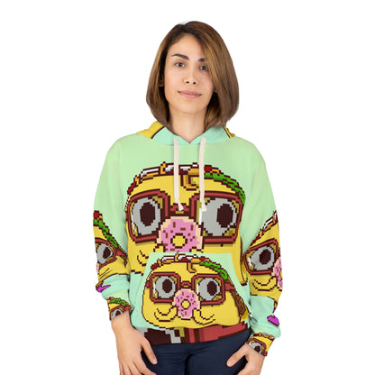 Donut Desert Taco AOP Unisex Pullover Hoodie