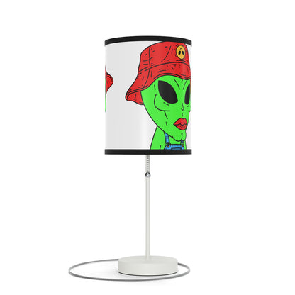 Old Alien Farmer Visitor Lamp on a Stand, US|CA plug