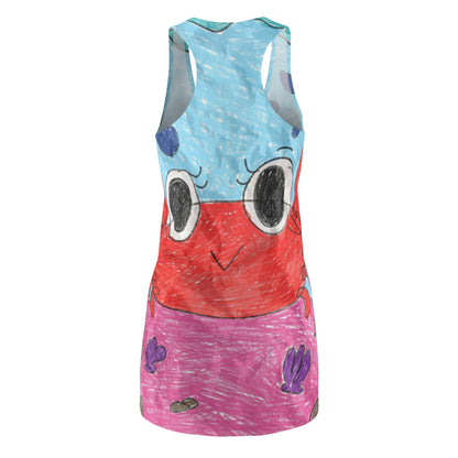 Lobster Crab Graphic Sea Lovers Women's Cut & Sew Racerback Dress