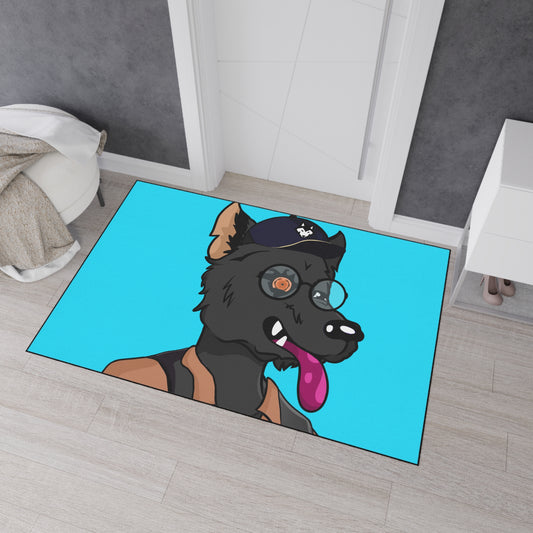 Hunter Dog Detective Puppy Werewolve Wolf Cyborg Heavy Duty Floor Mat