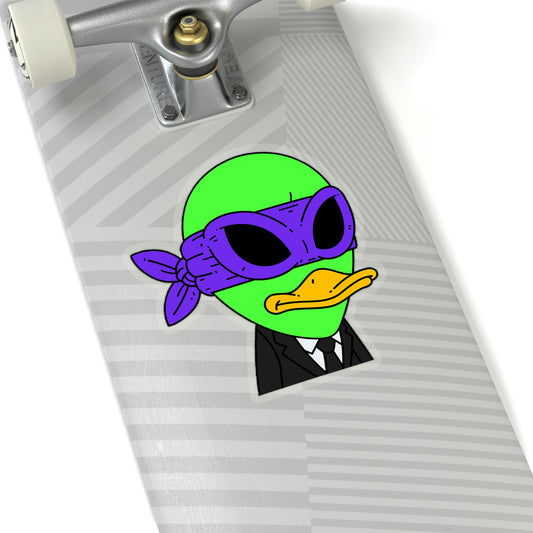 The Visitor 751 Green Alien Kiss-Cut Stickers