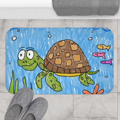 Sea Turtle Beach Sand Ocean Bath Mat