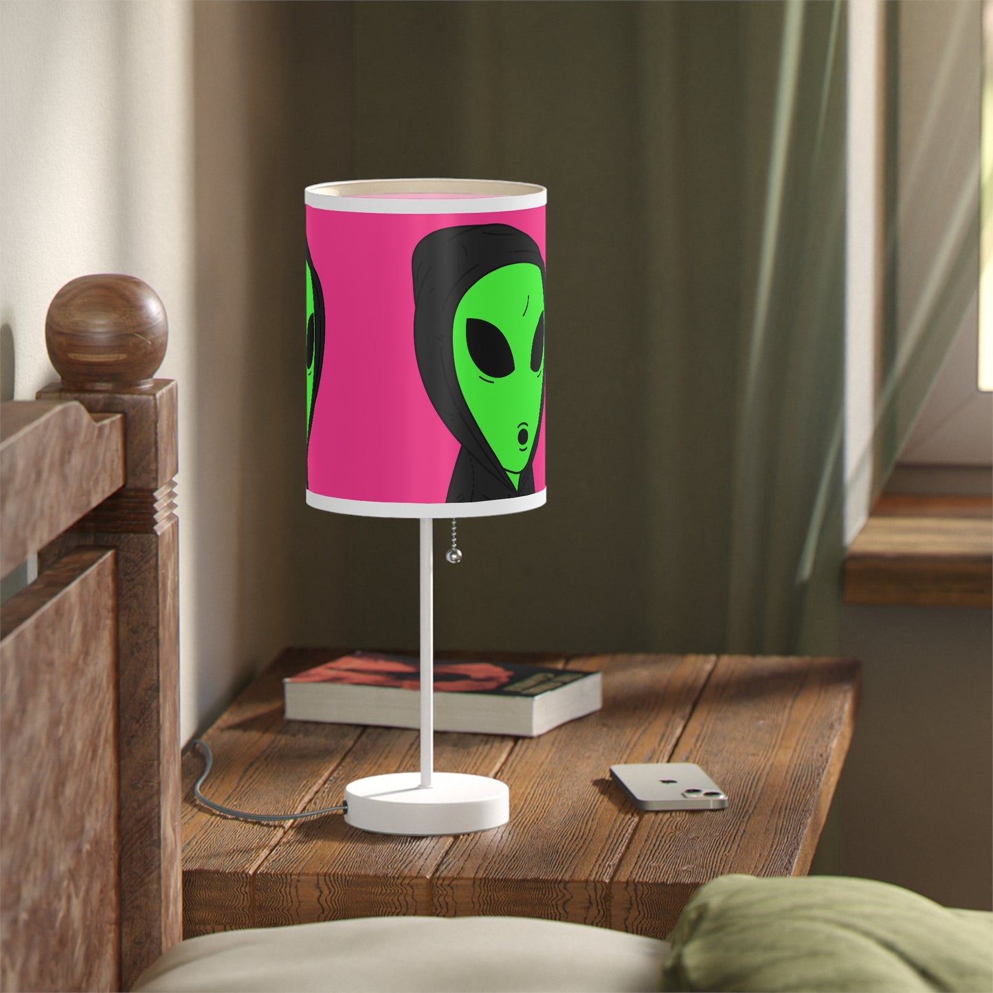 Alien Anon Shady Hooded Visitor Lamp on a Stand, US|CA plug