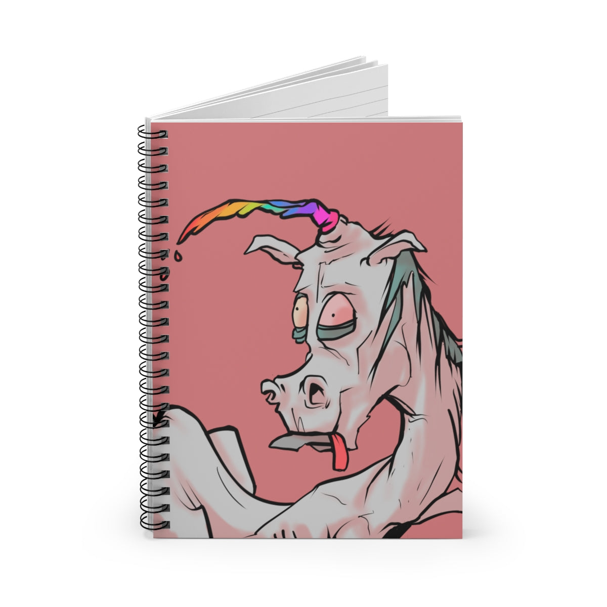 Unicorn Mythical Horse Creature Spiral Notebook - Ruled Line