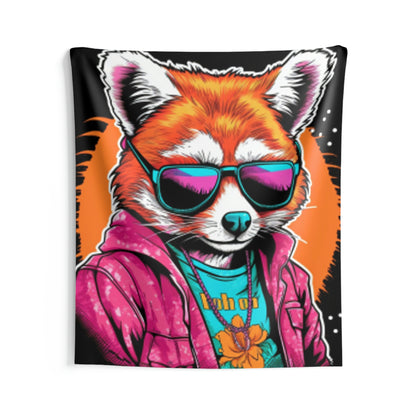 Red Panda Pop Culture Anime Cartoon Graphic Indoor Wall Tapestries