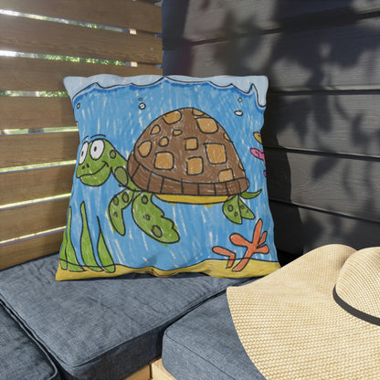 Almohadas al aire libre del océano de la arena de la playa de la tortuga marina 