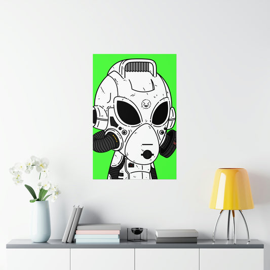 Alien LOL Visitor Premium Matte Vertical Posters