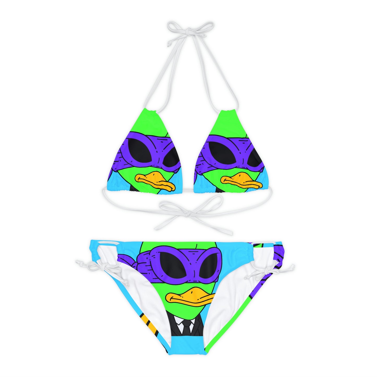 Visitor 751 Alien Strappy Bikini Set