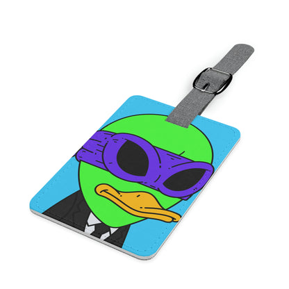 Visitor 751 Alien Saffiano Polyester Luggage Tag, Rectangle