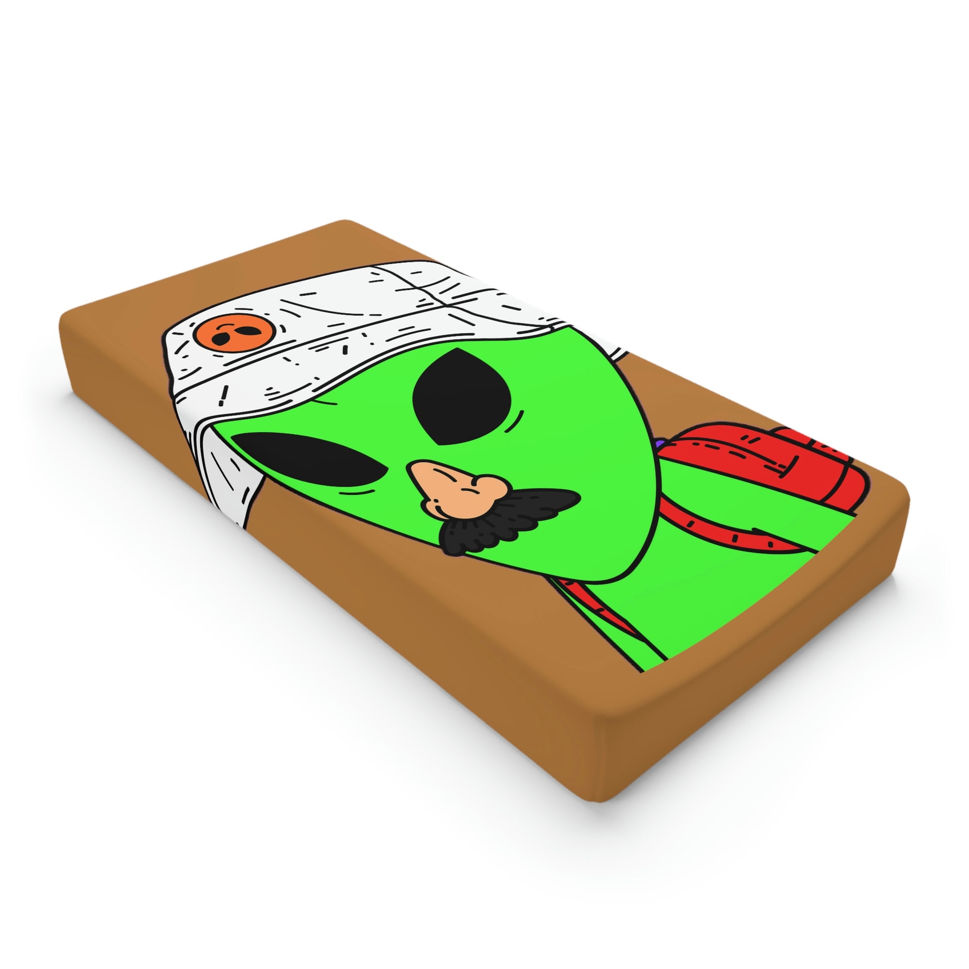 The Visitor Green Alien Space Traveler Baby Changing Pad Cover - Visitor751