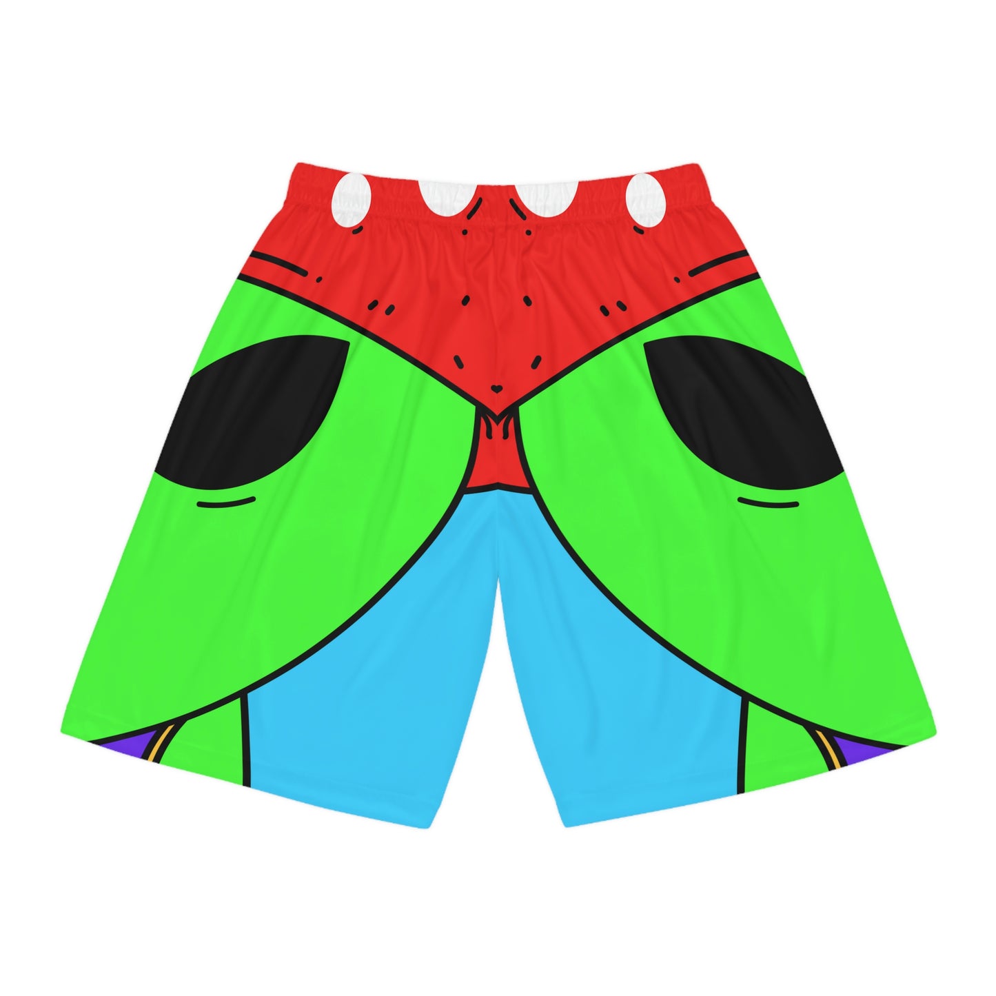 Healthy Sport Jersey Mushroom Alien Basketball Shorts