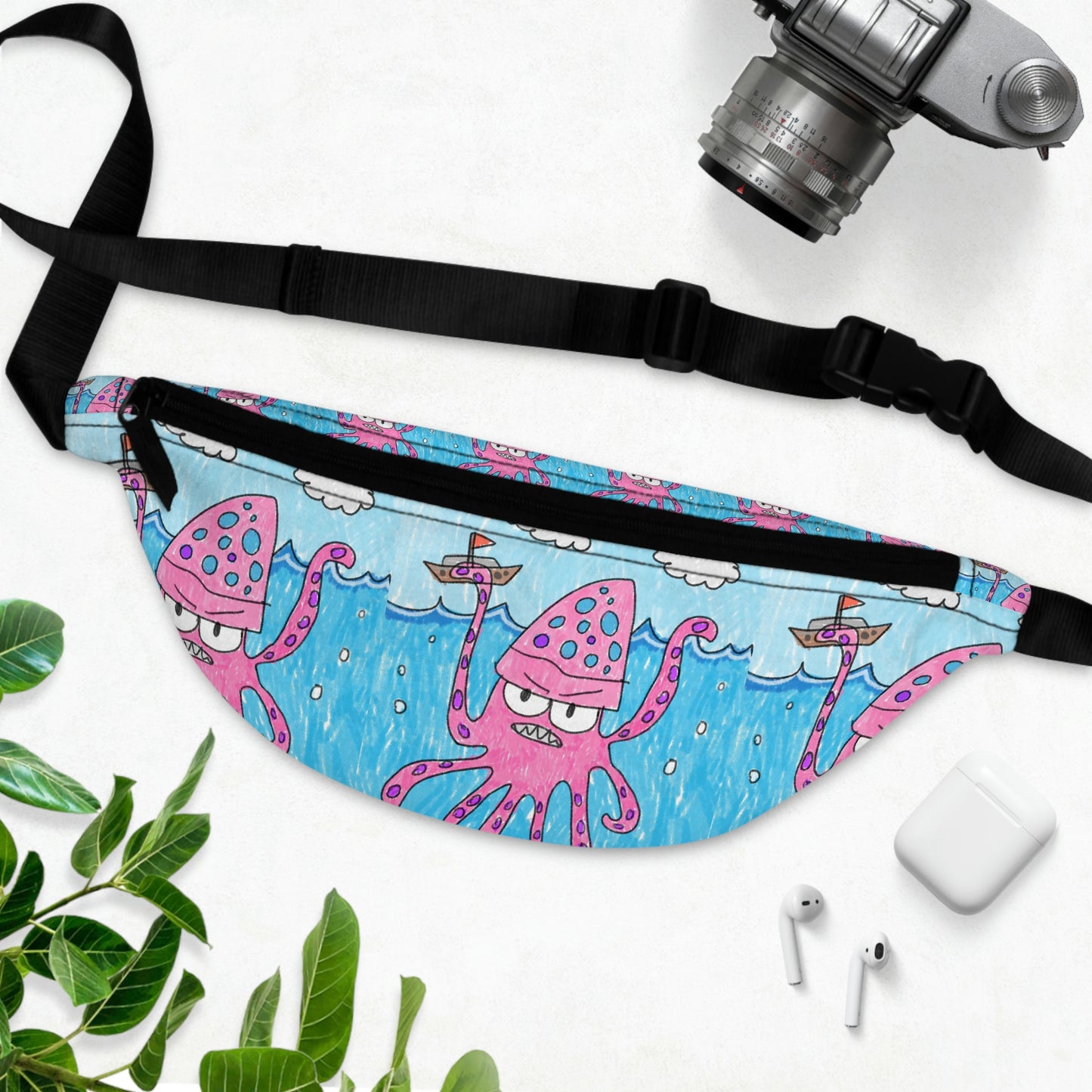 The Kraken Octopus Clean Graphic Fanny Pack