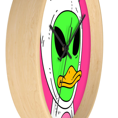 Duck Bunny Alien Wall clock