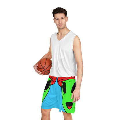 Healthy Sport Jersey Mushroom Alien Basketball Shorts