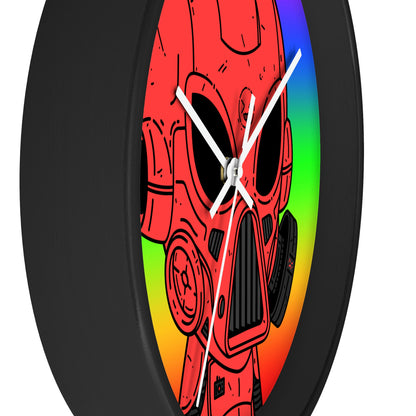 Pride Rainbow Robot Cyborg Alien Wall clock