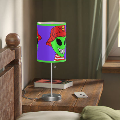 Alien Character Cartoon Big Smile Lamp on a Stand, US|CA plug