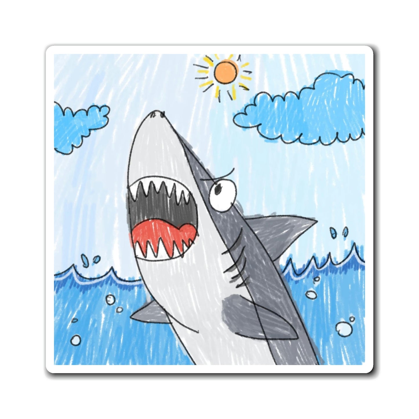 Shark Jaw Teeth Attack Ocean Sea Creature Magnets