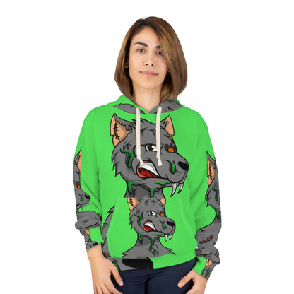 Werewolf Wolve Anime Cartoon AOP Unisex Pullover Hoodie