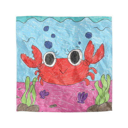 Lobster Crab Graphic Sea Lovers Microfiber Duvet Cover