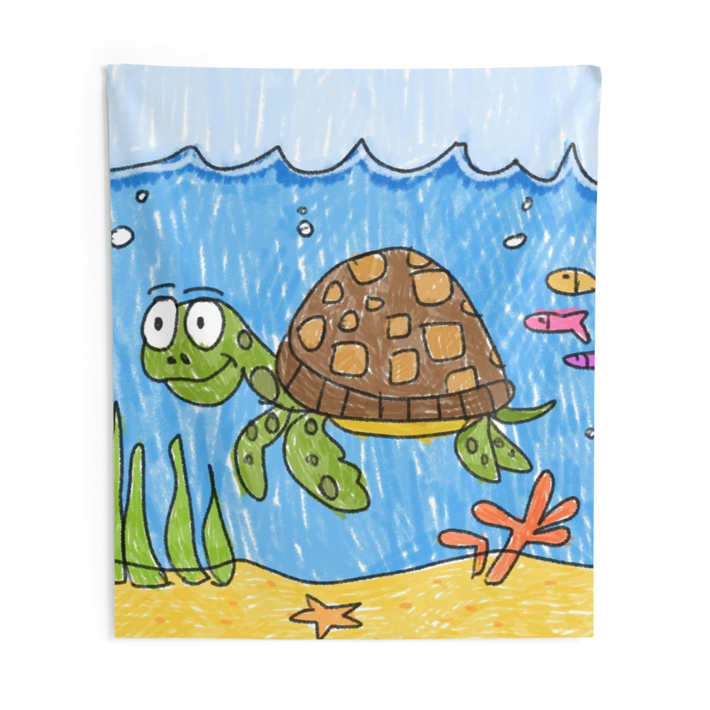 Sea Turtle Beach Sand Ocean Indoor Wall Tapestries