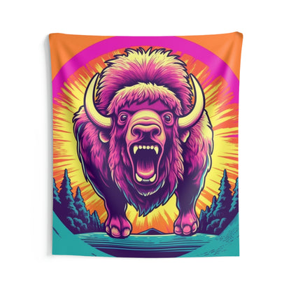 Buffalo American Bison Graphic USA Style Indoor Wall Tapestries