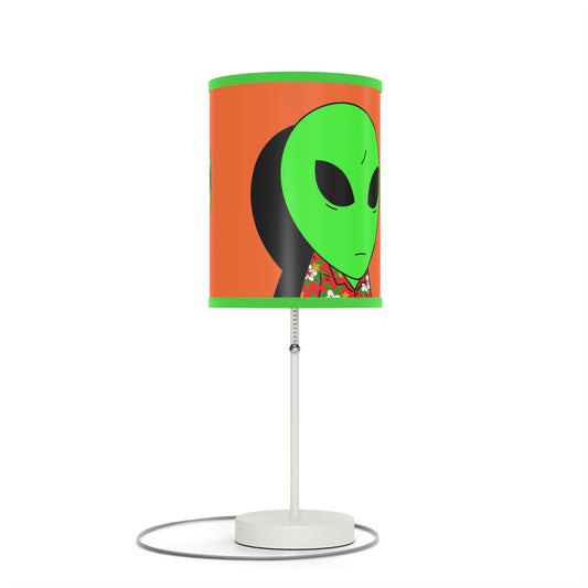 Hawaiian Shirt Green Alien Visitor Shadow Lamp on a Stand, US|CA plug