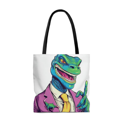 Business Dinosaur CEO Savy Tote Bag (AOP)