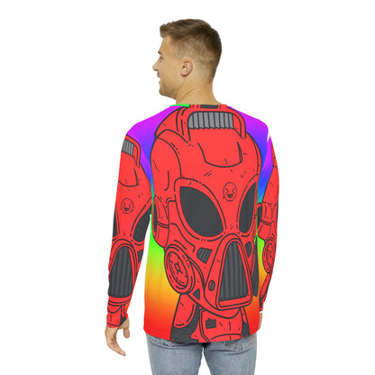 Peace Pride Visitor Alien Men's Long Sleeve AOP Shirt