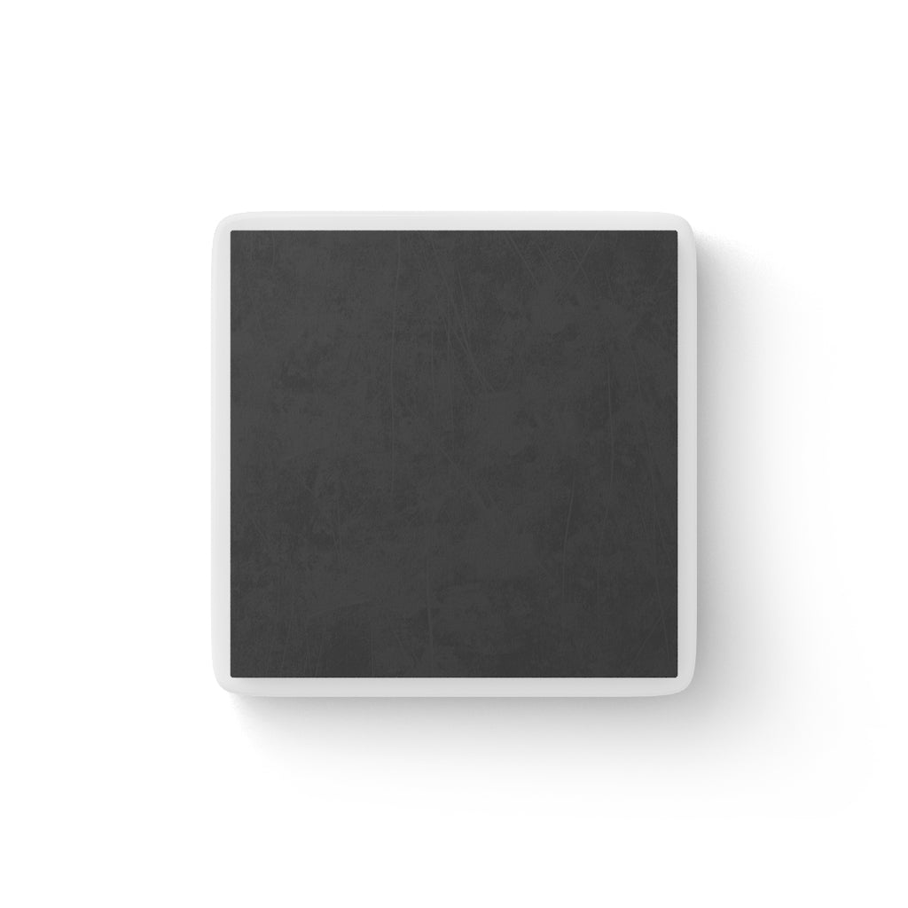 The Visitor 751 Porcelain Magnet, Square - Visitor751