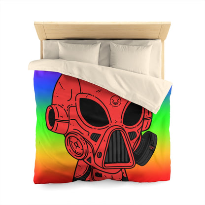 LOL Rainbow Armored Red Future Alien Cyborg Machine Visitante Funda nórdica de microfibra