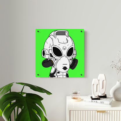 Alien LOL Visitor Acrylic Wall Art Panels