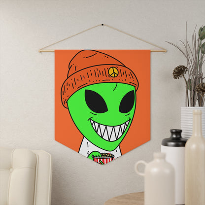 Big Smile Popcorn Green Visitor Peace Hat Pennant