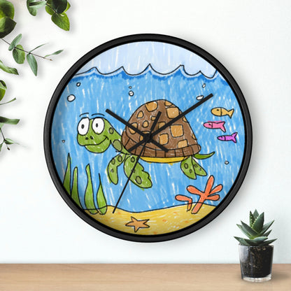 Reloj de pared Sea Turtle Beach Sand Ocean 