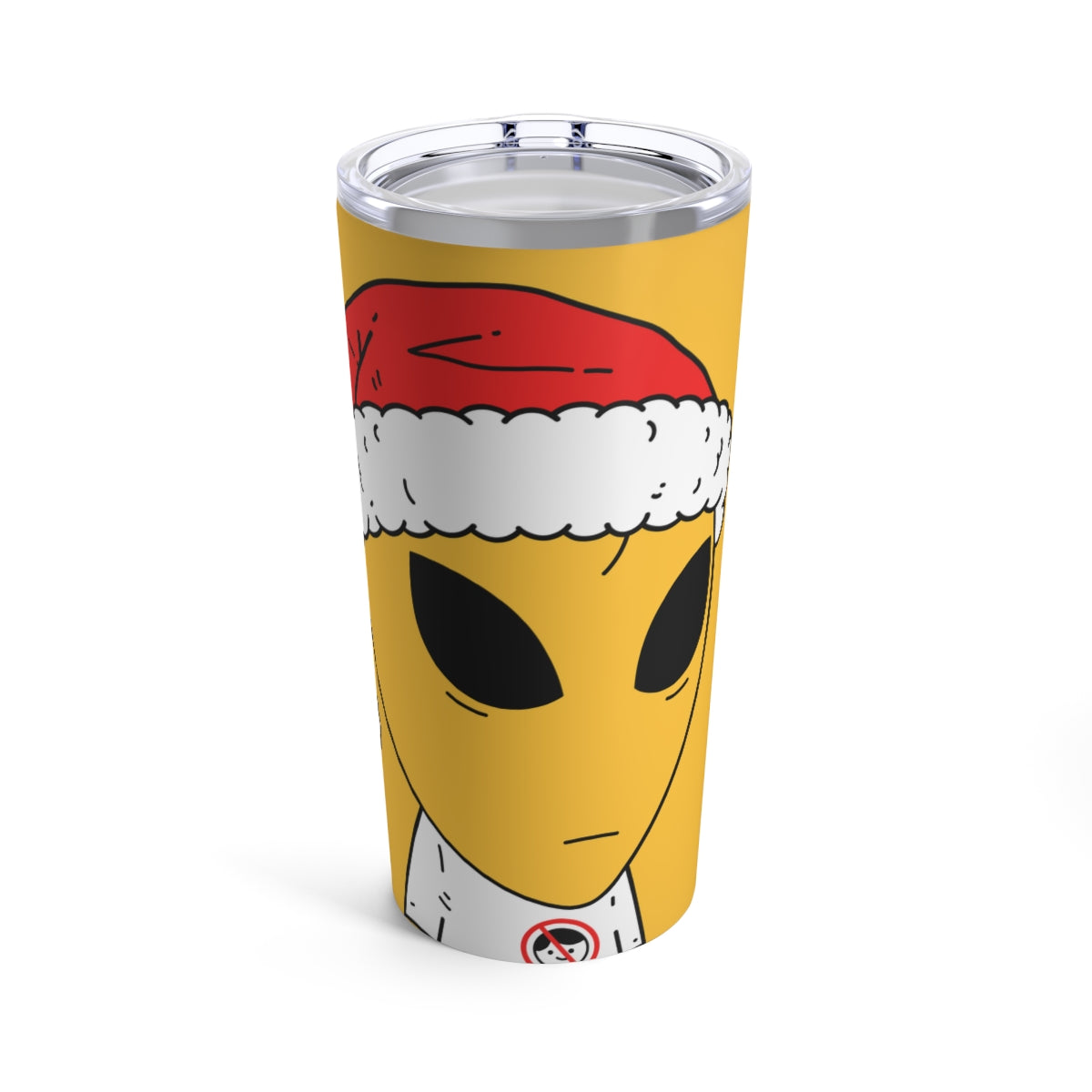 Alien Christmas Santa Space Character Holiday Winter Season Vaso 20oz