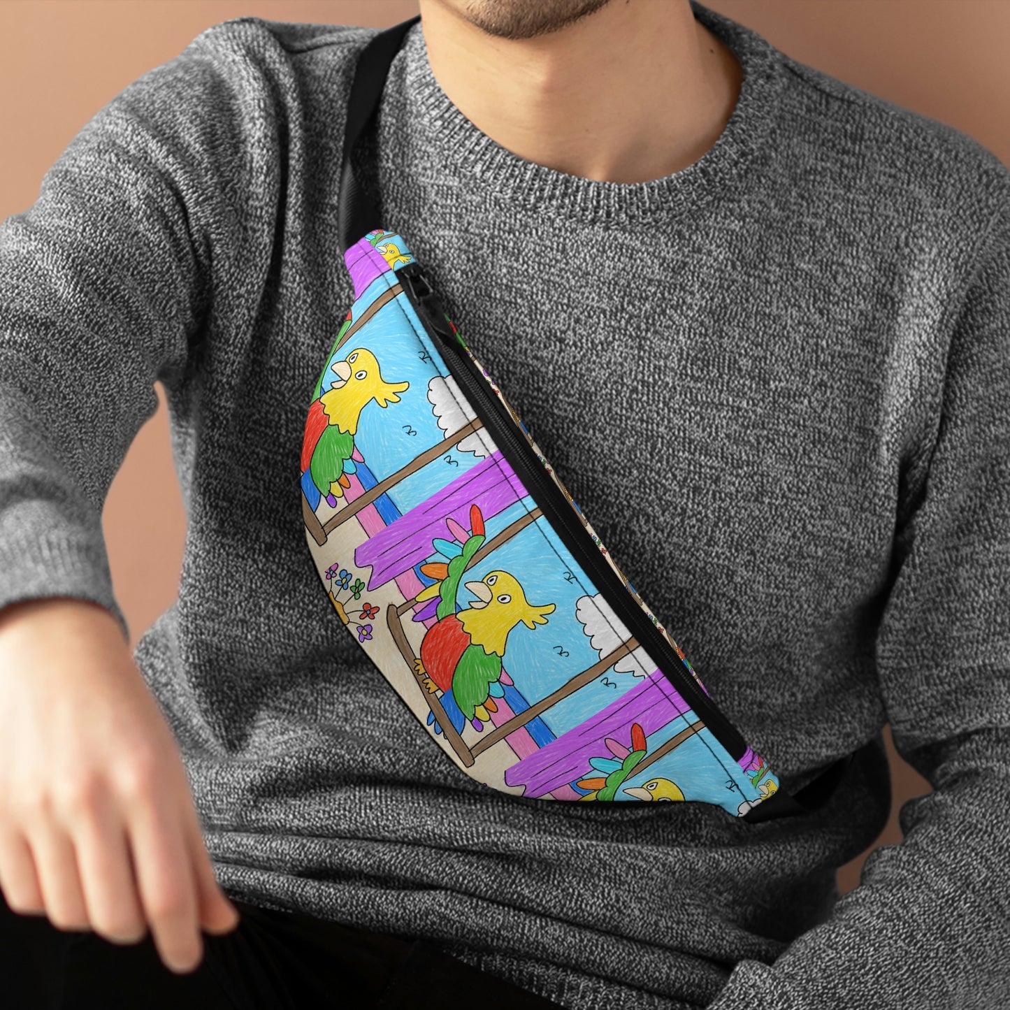 Animal Lover Parrot Perfect Gift for Parrot Owners Fanny Pack