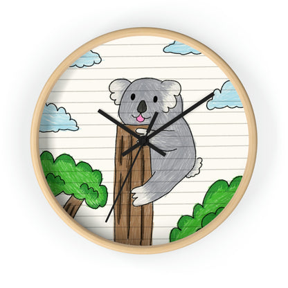 Koala Bear Animal Tree Climber Wall clock